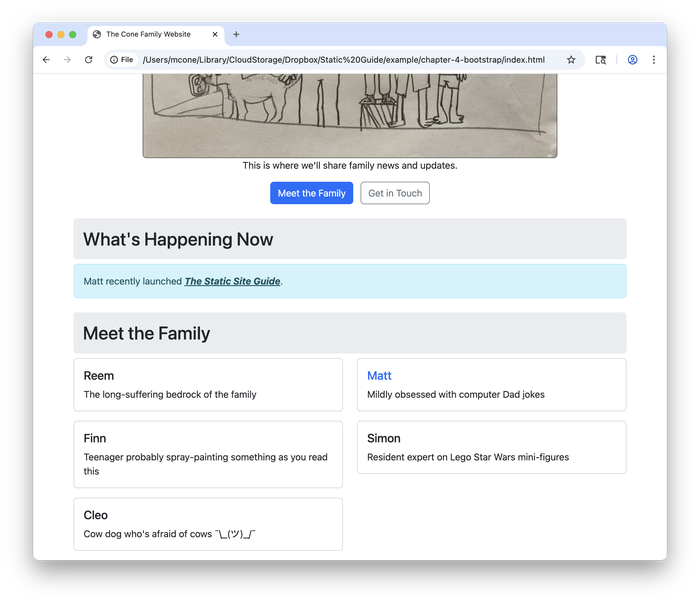 Adding Bootstrap components